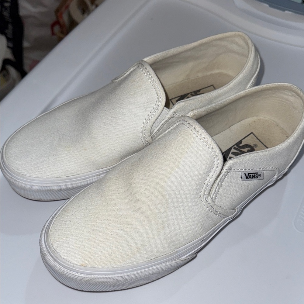 Vans Off-White Slip-On Shoes